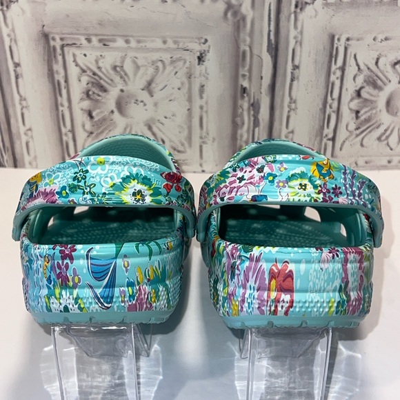 NEW! Crocs Unisex-Adult Classic Disney X Vera Bradley Little Mermaid Clog Sz 5 - Picture 7 of 15